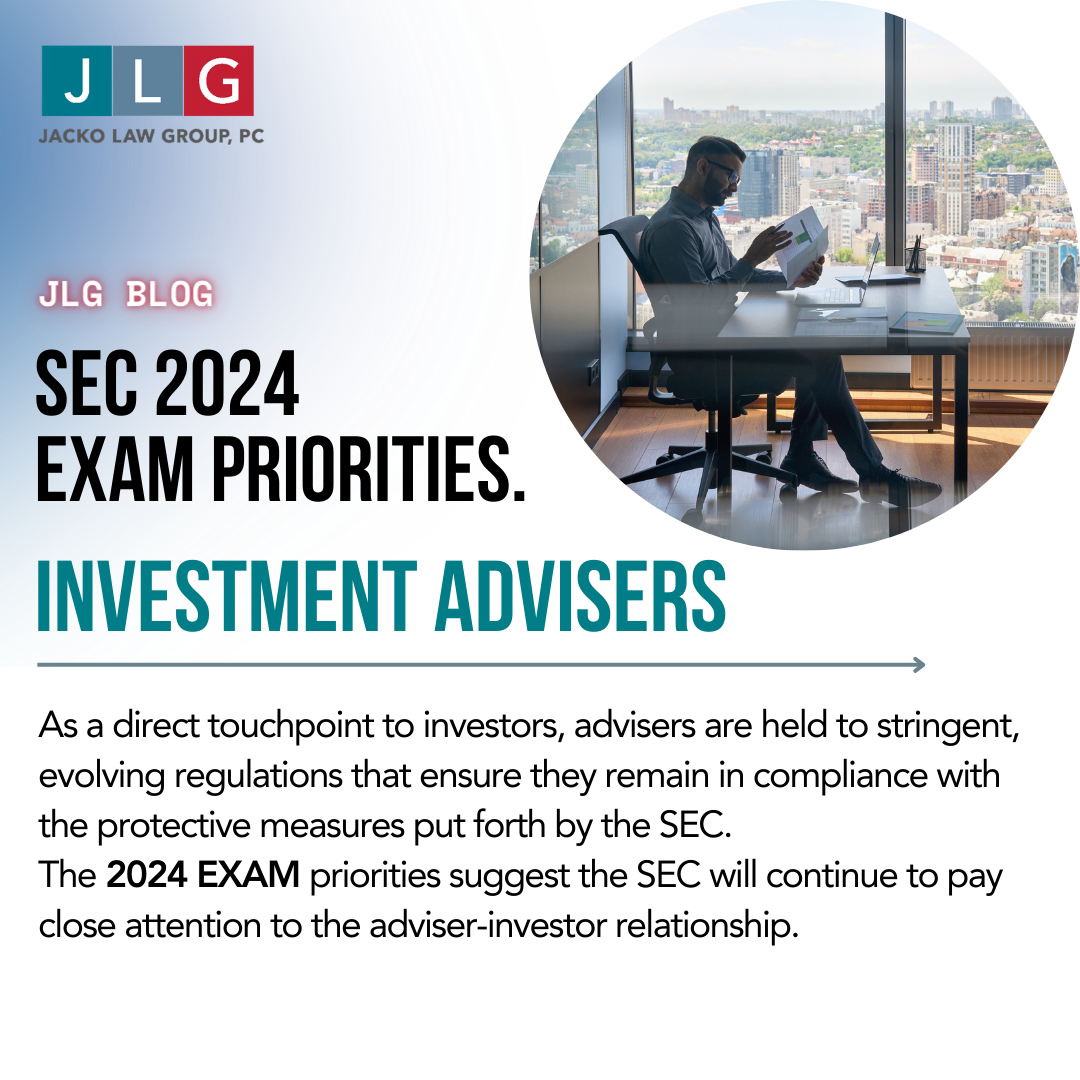 Investment Advisers  SEC Examination Priorities for 2024