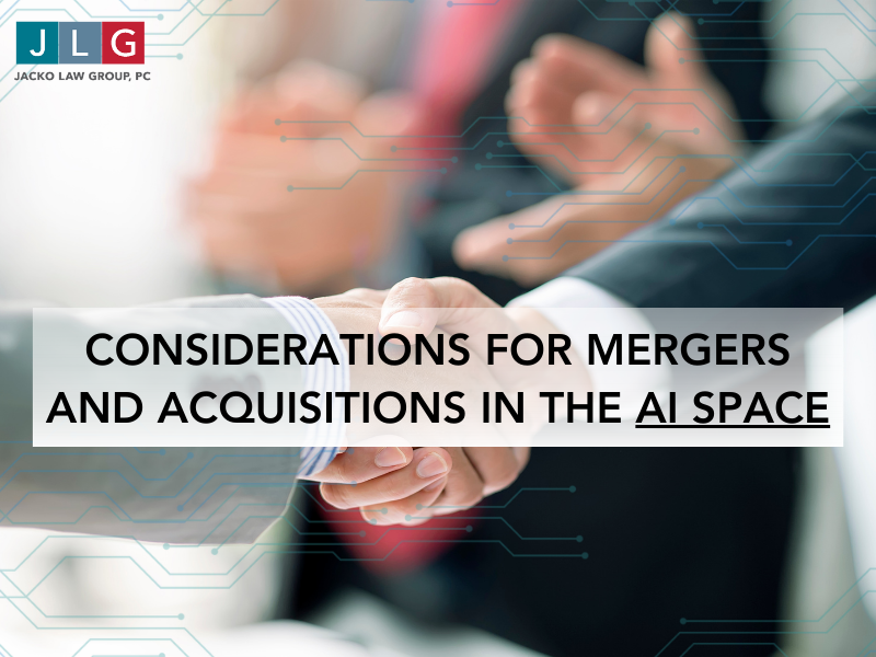 Considerations for Mergers and Acquisitions in the AI Space