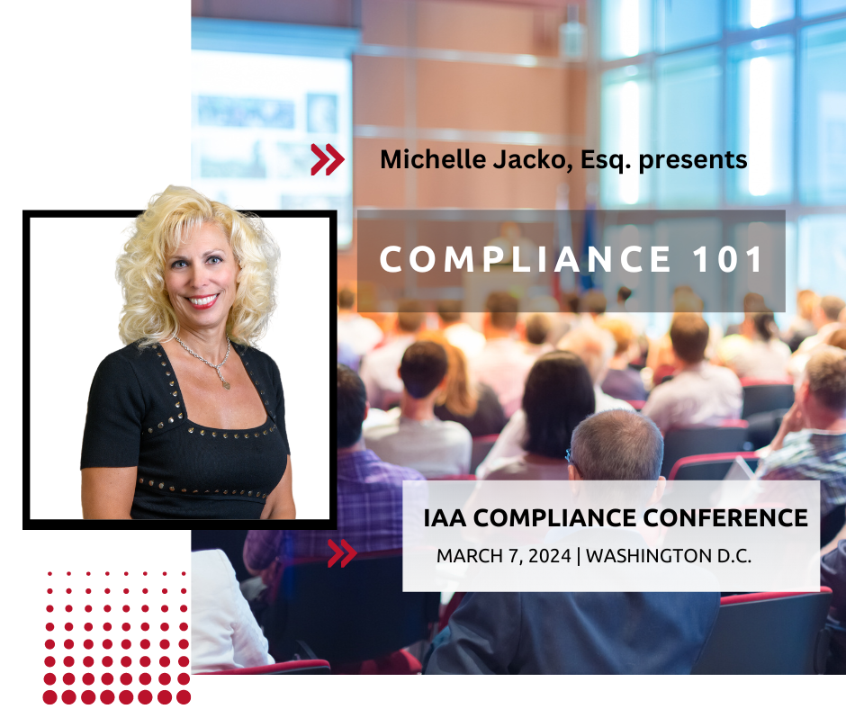 Michelle Jacko to Speak at the 2024 IAA Compliance Conference